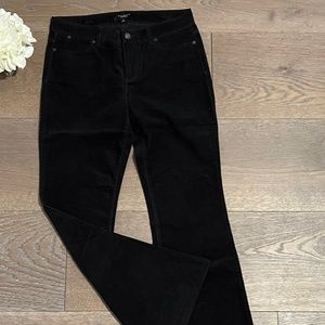 Talbots Women's Bootcut Black Corduroy Jeans